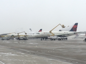 Delta planes on the tarmac